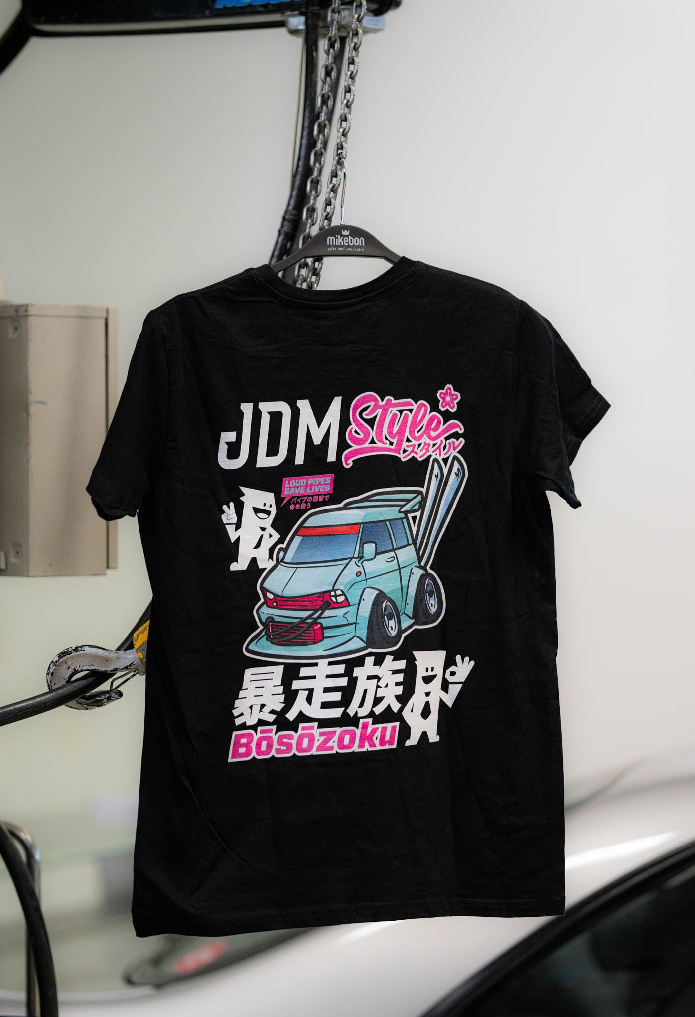 JDM Style T-paita, musta Bosozoku