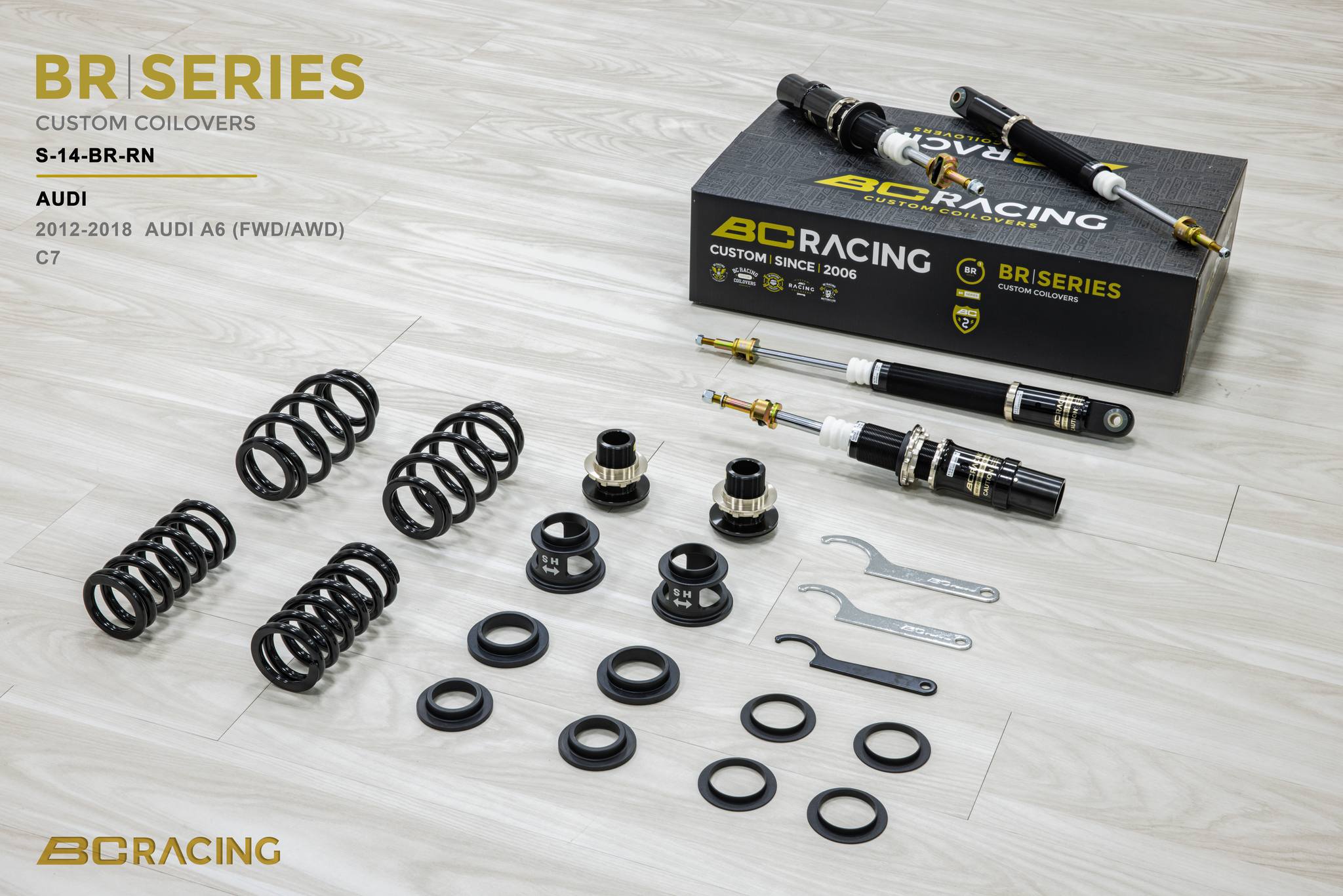 BC RACING BR ALUSTASARJA S-14 EXTREME DROP **ERIKOISTARJOUS**