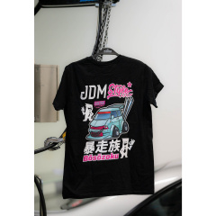 JDM Style T-paita, musta Bosozoku